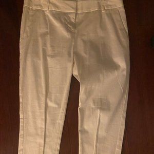 White Express Columnist Pants